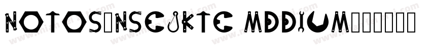 notosanscjktc mddium字体转换